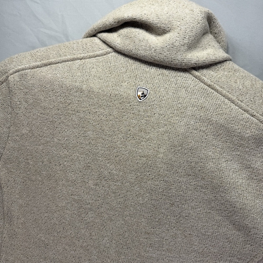 Kuhl Highland Long Sweater Jacket Womens Medium Beige Full Zip Fleece Outdoors - Picture 5 of 13